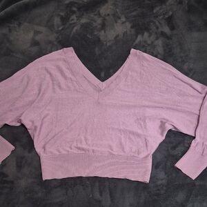 Express Lilac Knit Top